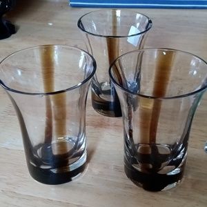 Mid century modern drinking glasses